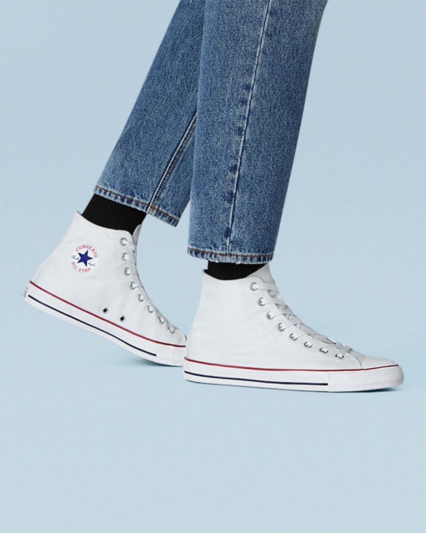 Women's Converse Chuck Taylor All Star Classic High Top Shoes White | AU 45381V